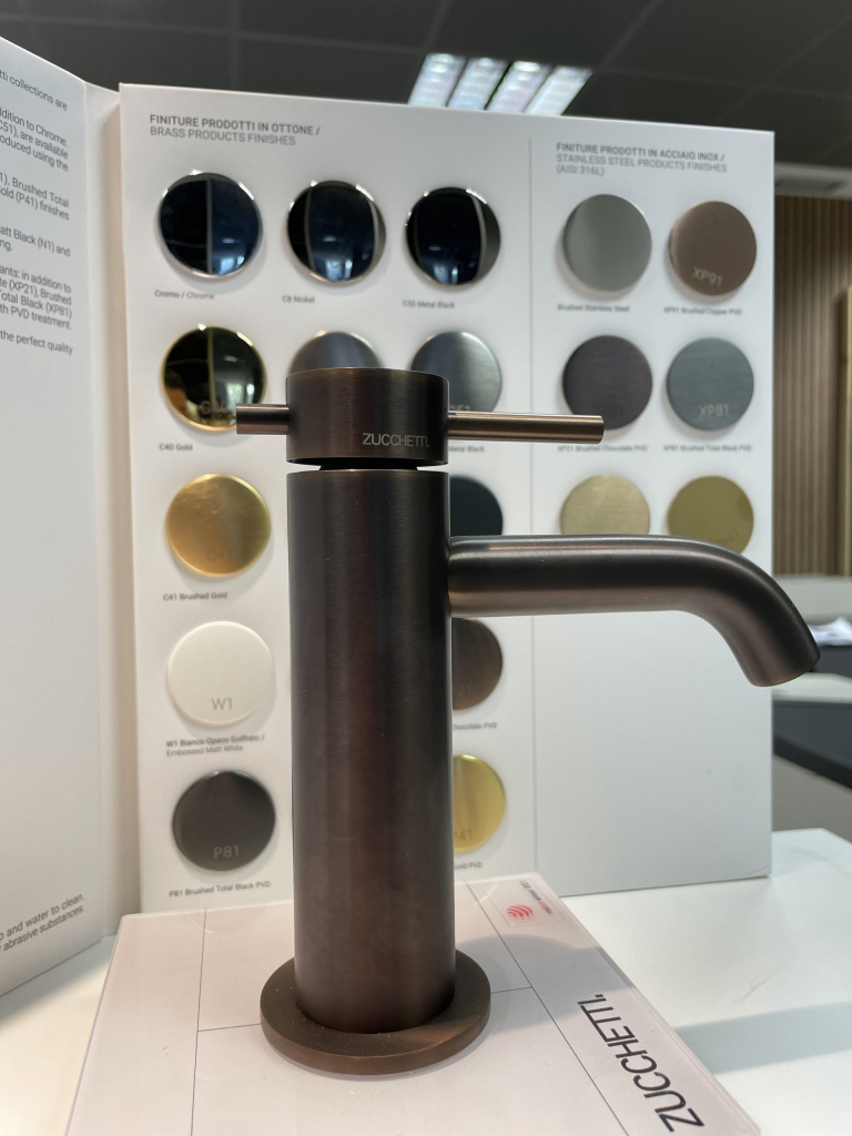 Acabado PVD en la Grifería